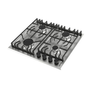 Table de Cuisson Encastrable Inox 4 Feux Rigati2 |CTE64-RG2X|